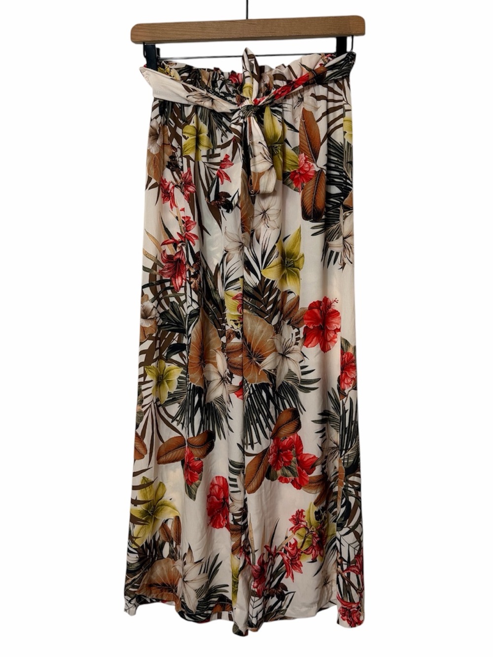 Piazza Italia Floral Stretch Pants Women's Small NWT